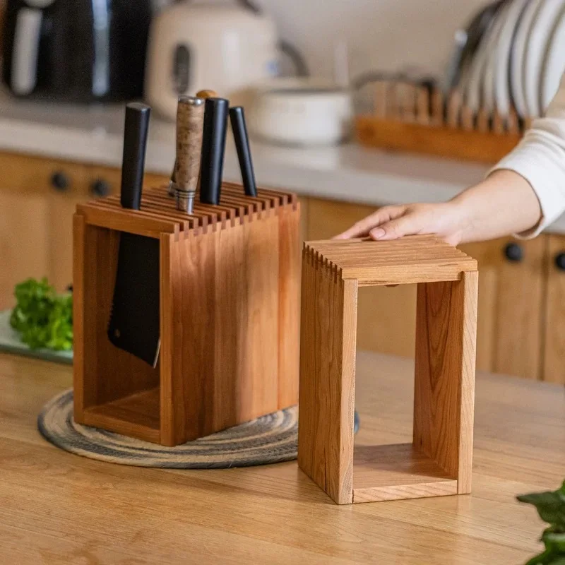 

Tool holder Ventilated solid wood household tool storage rack Kitchen