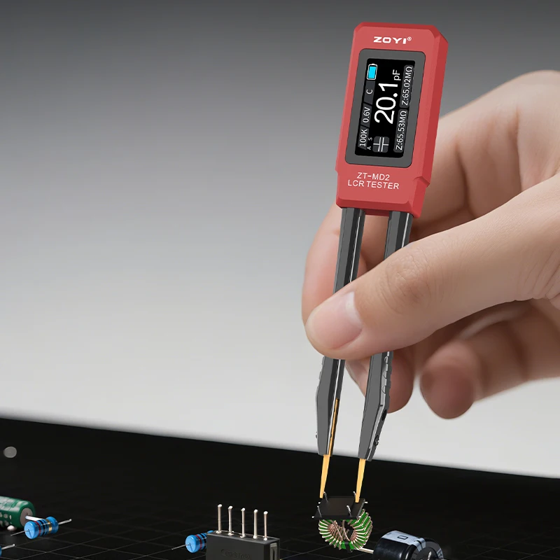 ZOYI ZT-MD2 Automatic RLC/ESR Tester SMD Component Tweezers