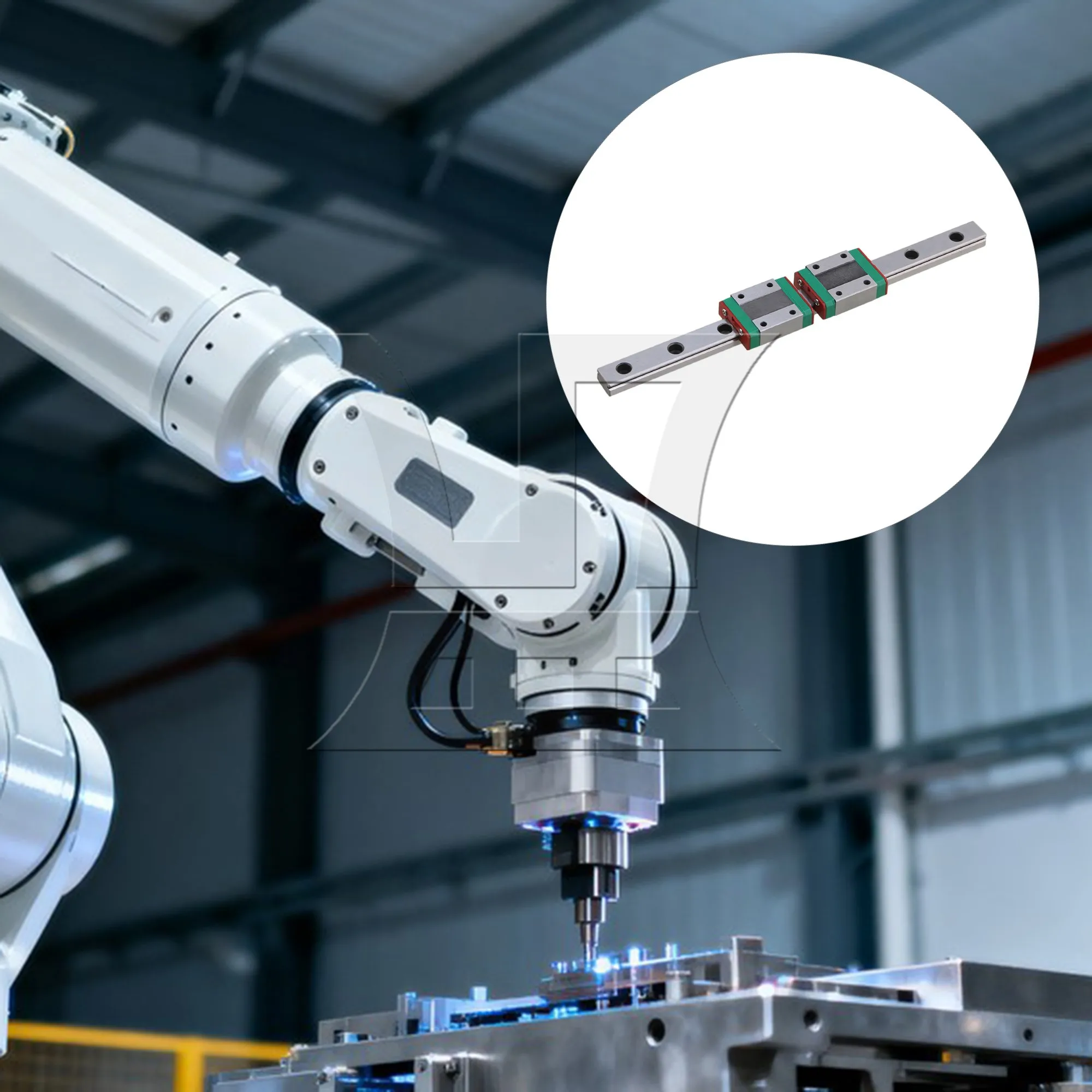 

CNBTR 2 Pieces MGN12 Linear Rail Guide 20cm Guideway Rail with Carriage Blocks