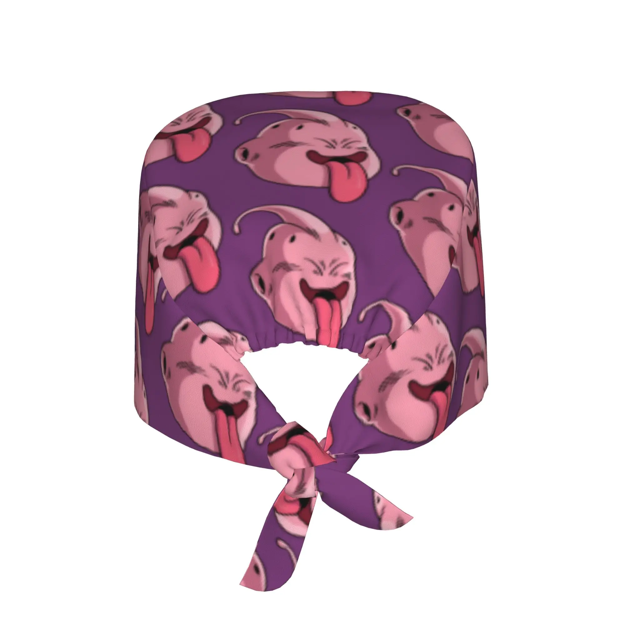 Custom Adjustable Majin Buu Mangas Comics Working Hat Men Women Classic Surgical Hat Scrub Nursing Doctor Surgeon Cap for Chef