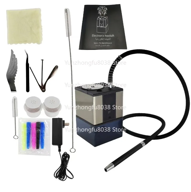

Square Portable Smart LED Electronic Hookah