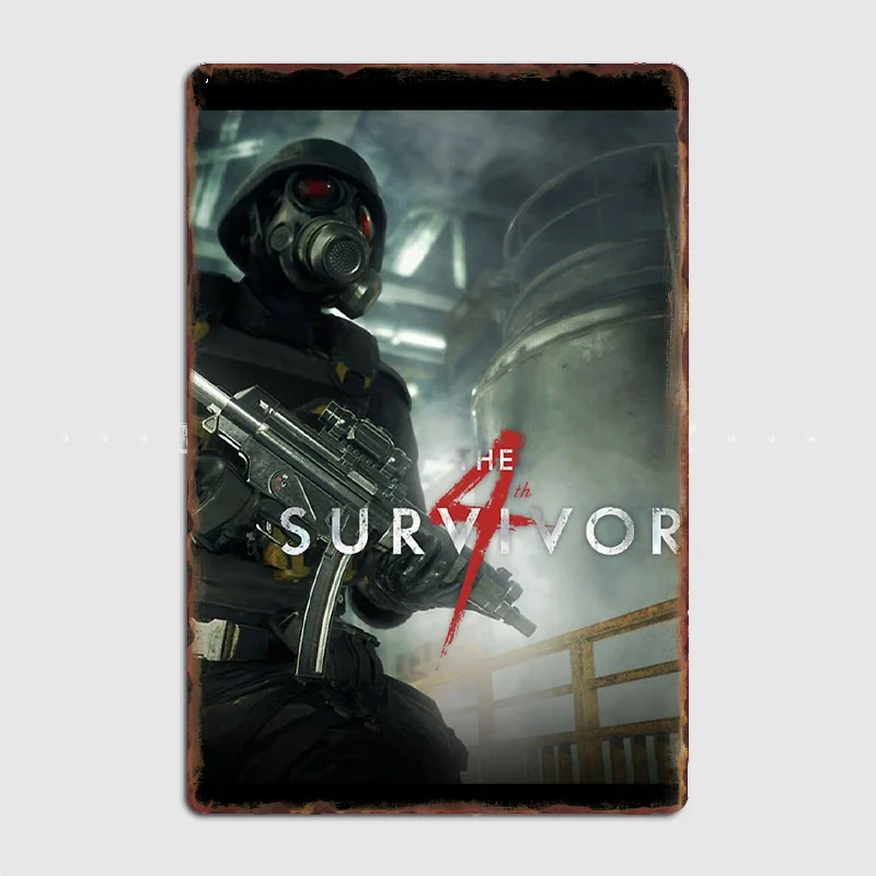Resident evil 2: Hunk (4th survivor) Classic Poster Metal Sign Posters Bar Interior Bedroom Wall Art Home Decor Room Decoration