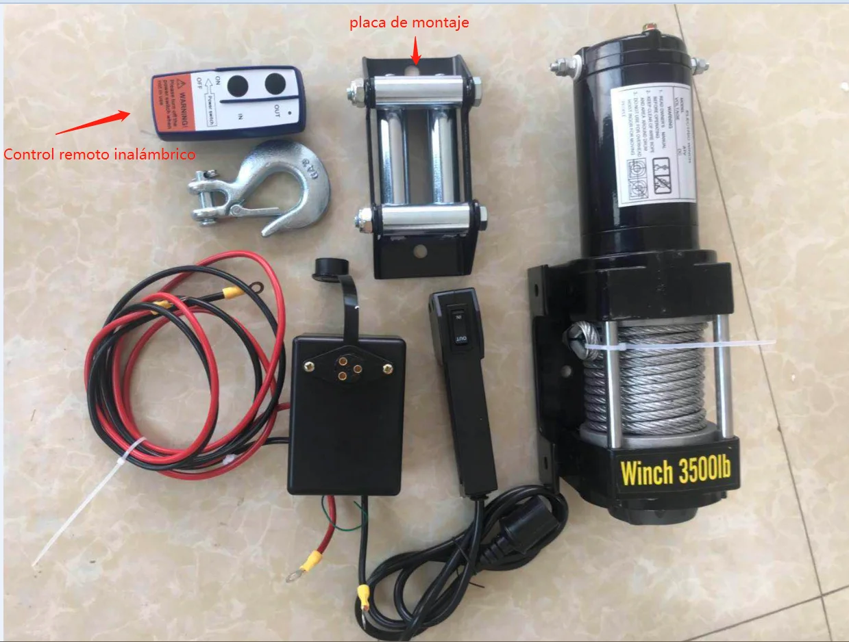 Electric Winch 12v Wire Rope Electric Winch