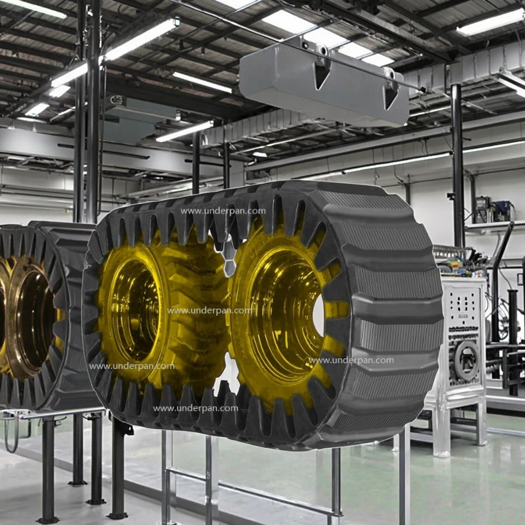 

390x152.4x30 Over The Skid Steer Tires Rubber Track 12x6x30 For Functional Mustang 2064 2060XL,DSL802,DSL902,450,460