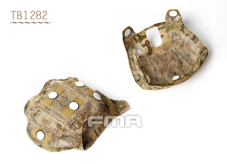 FMA Cubierta de casco táctico CP – Malla recortada para airsoft - imagen 5