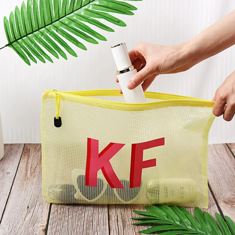 Waterproof Shadow Monogram Pool Bag,Personalized Bridesmaid Beach Pouch,Custom Bachelorette Sunscreen Bag, Sunscreen Storage Bag