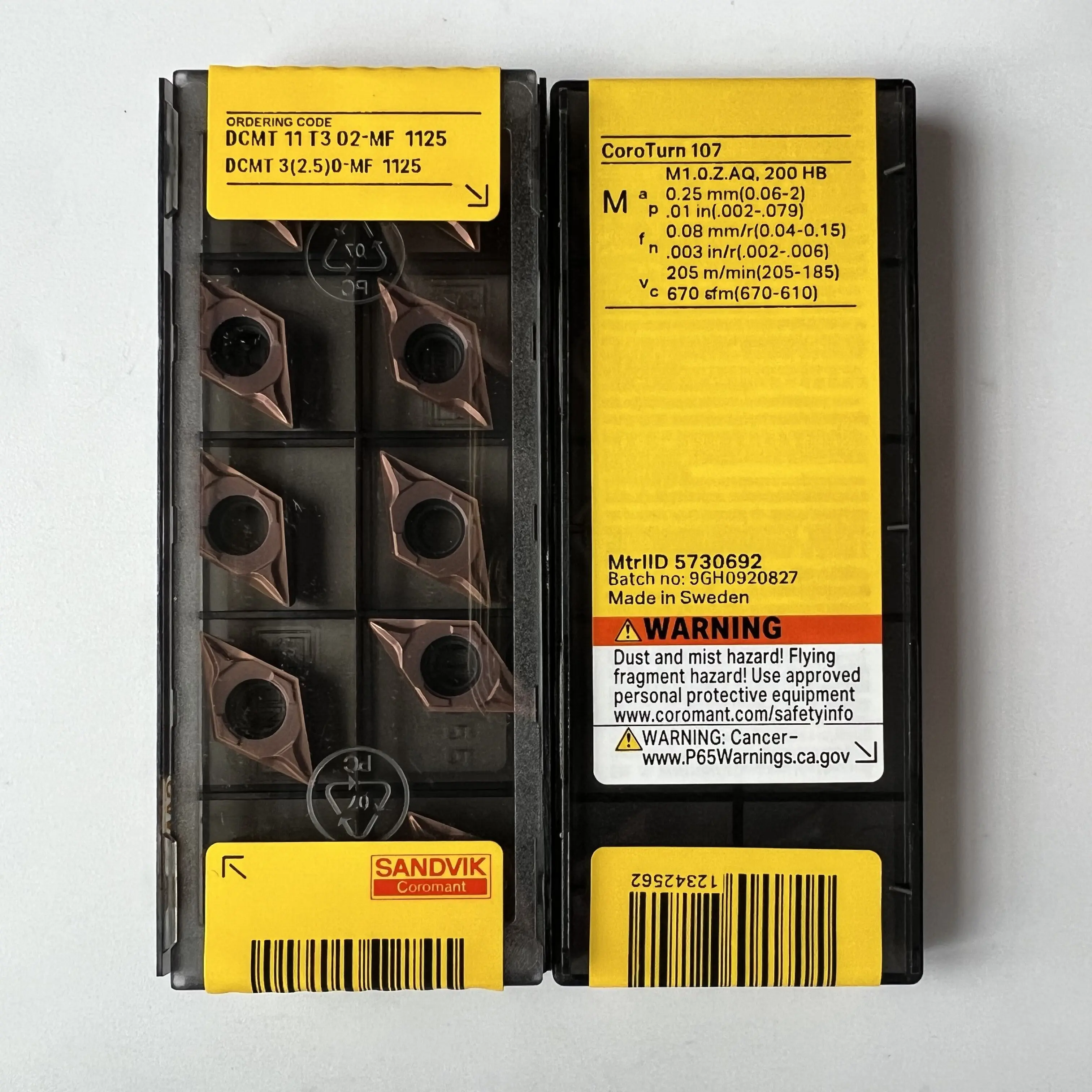 

DCMT11T302-MF 1125 CNC