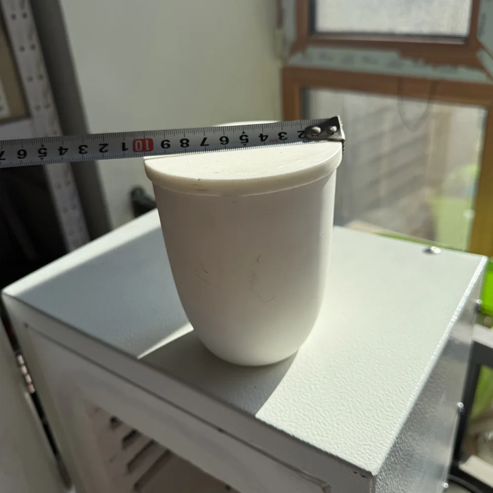 

HE3D™ 500ml Alumina Sintering Crucible 1800°C High-Temperature for Bronze Metal Clay 3D Printing Kiln