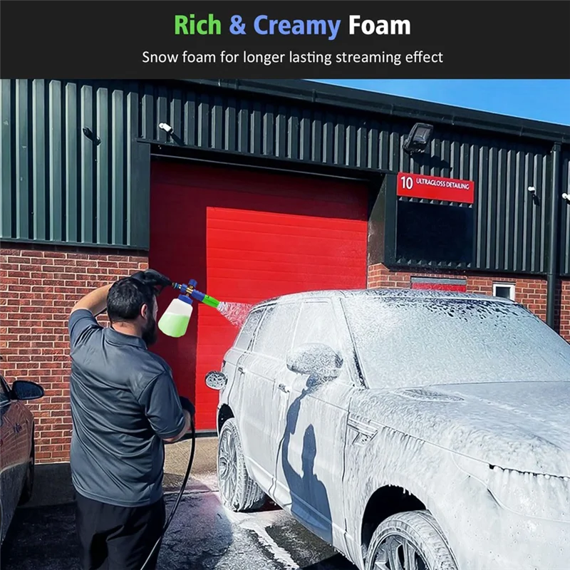 

Foam Cannon,1L Snow Foam Lance For Karcher K2 K3 K4 K5 K6 K7 Pressure Washer,Car Foam Jet Sprayer For Pressure Washers-B61B