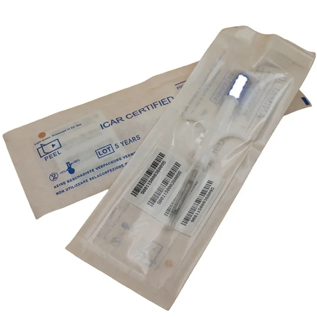 

Customized ICAR RFID Glass Tag (125KHz/134.2KHz/13.56MHz) - Injectable Animal ID Label with Tube