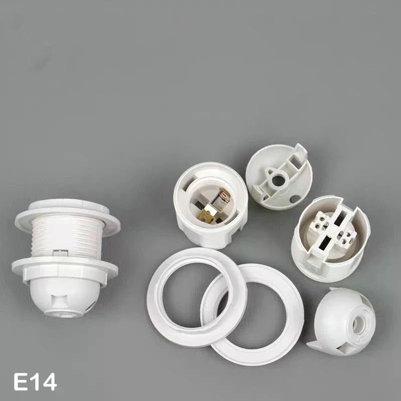 Led Light Bulb Lamp Base Head Power Holder AC Lampholder E14 E27 M10 Socket Electric Pendant Socket Screw Lamp Shade Converter