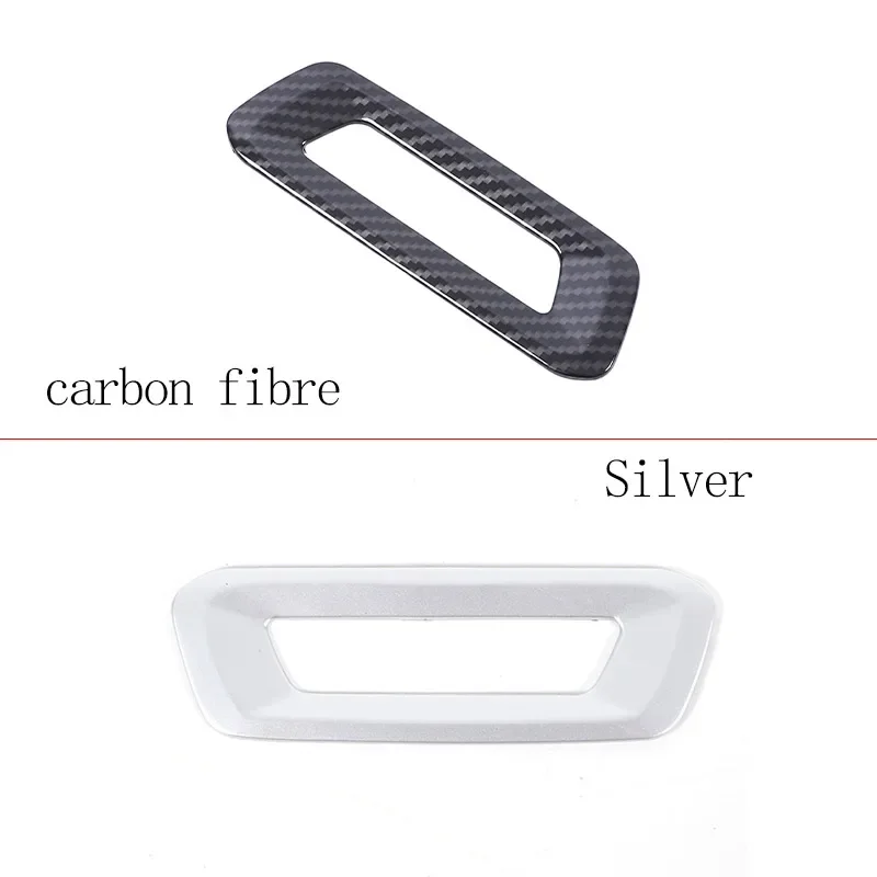 ABS Carbon Fiber/silver for BMW X5 X6 G05 G06 2023 2024 Car Head Light Headlight Switch Button Cover Trim Car Accessories