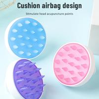 Silicone Head Body To Wash Clean Care Hair Root Itching Scalp Massage Comb Shower Brush Bath Spa Anti-Dandruff Head Massage
