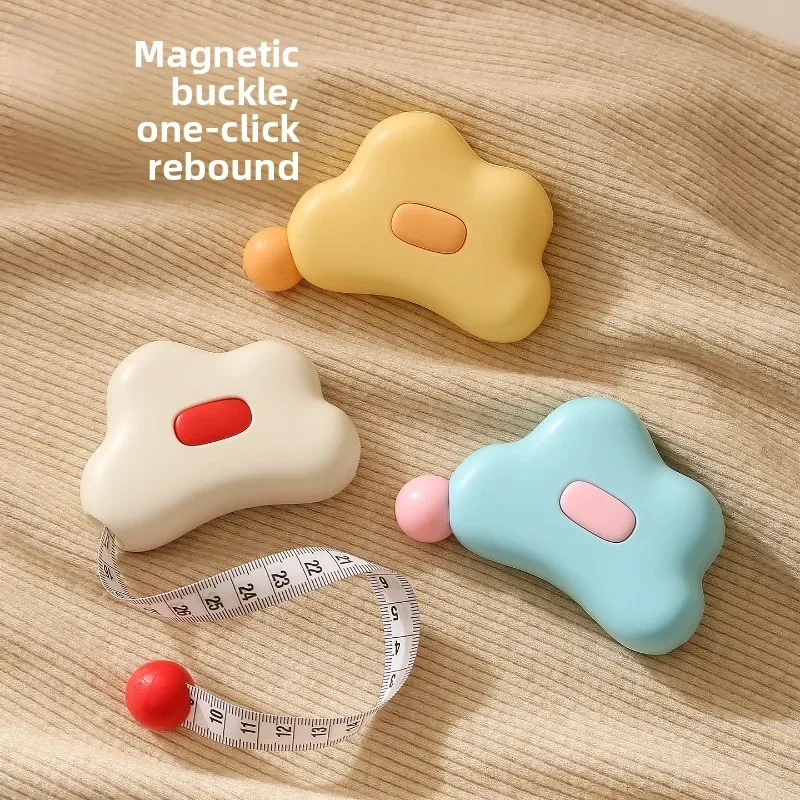 1pc Auto-Retractable Tape Measure - Portable for Body Measuring,Fitness Measurement Chest Waist Arm Thigh,Magnetic Multi-Purpose