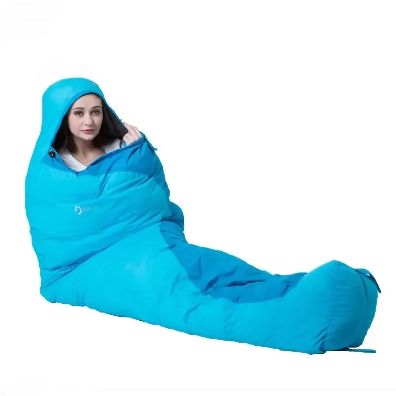 Lightweight Warm Washable Backpacking Down Sleeping Bag for Hiking Traveling & Outdoor Activities
