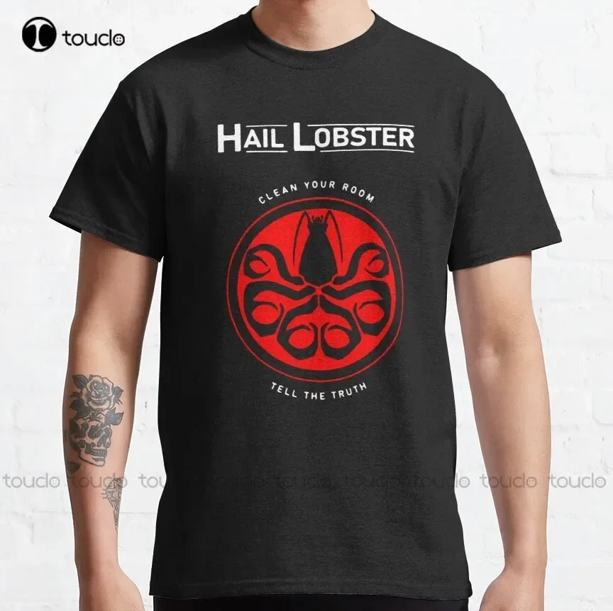 Lobster Jordan-Peterson Hail Lobster Classic T-Shirt Art Shirt Custom Aldult Teen Unisex Fashion Funny New Xs-5Xl Fashion Funny
