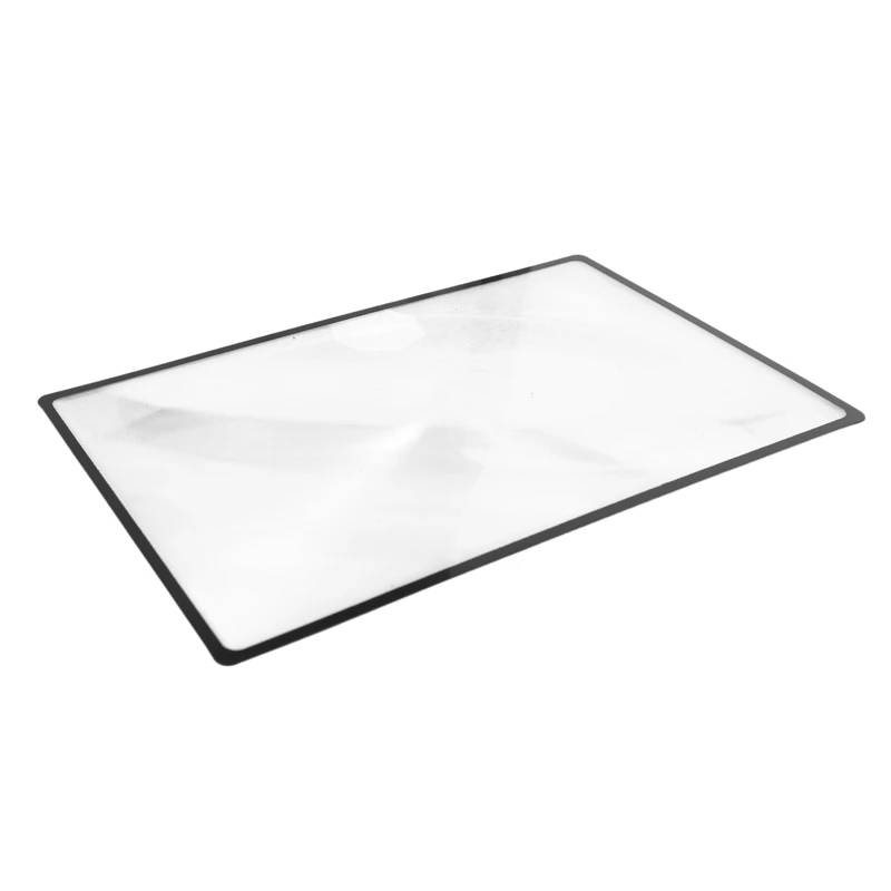Reading support sheet Magnifier Magnifying glass 3-zoom Black-FABY