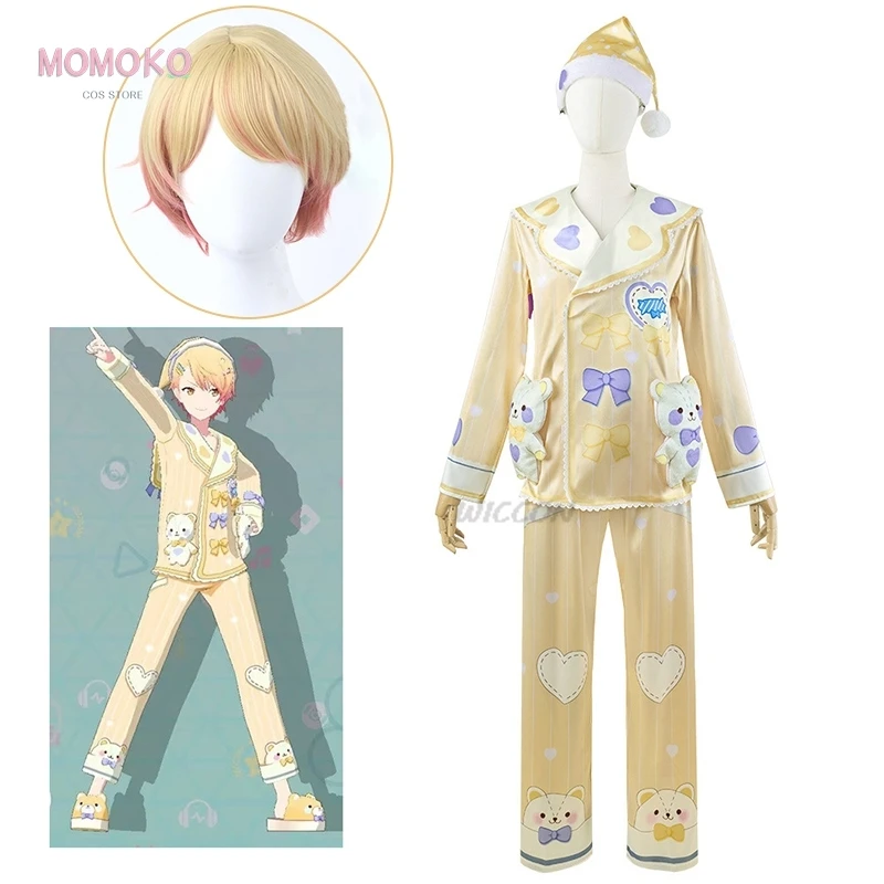 Tenma Tsukasa Cosplay Costume Project Sekai Colorful Stage Feat game Tenma Tsukasa Halloween Party Outfits bear cute nightgown