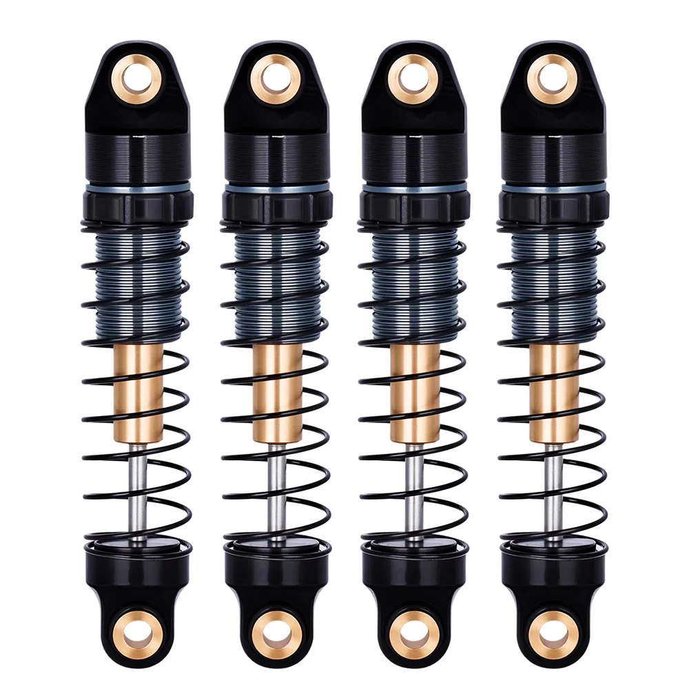 9IMOD 28.5mm Shock Absorbers CNC Aluminum 4Pcs Damper Upgrade for 1/30 RC Crawler Axial SCX30 Black Titanium Red Optional