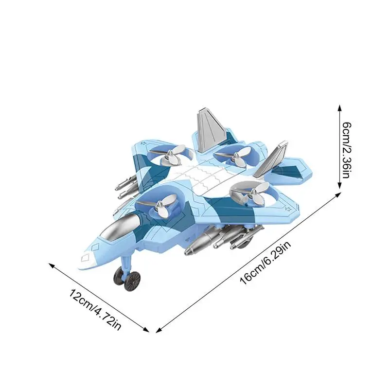 360 회전하는 풀백 장난감 비행기, 소형 비행기 장난감, 비행기 모델, 유연한 어린이 놀이 차량, 학교용