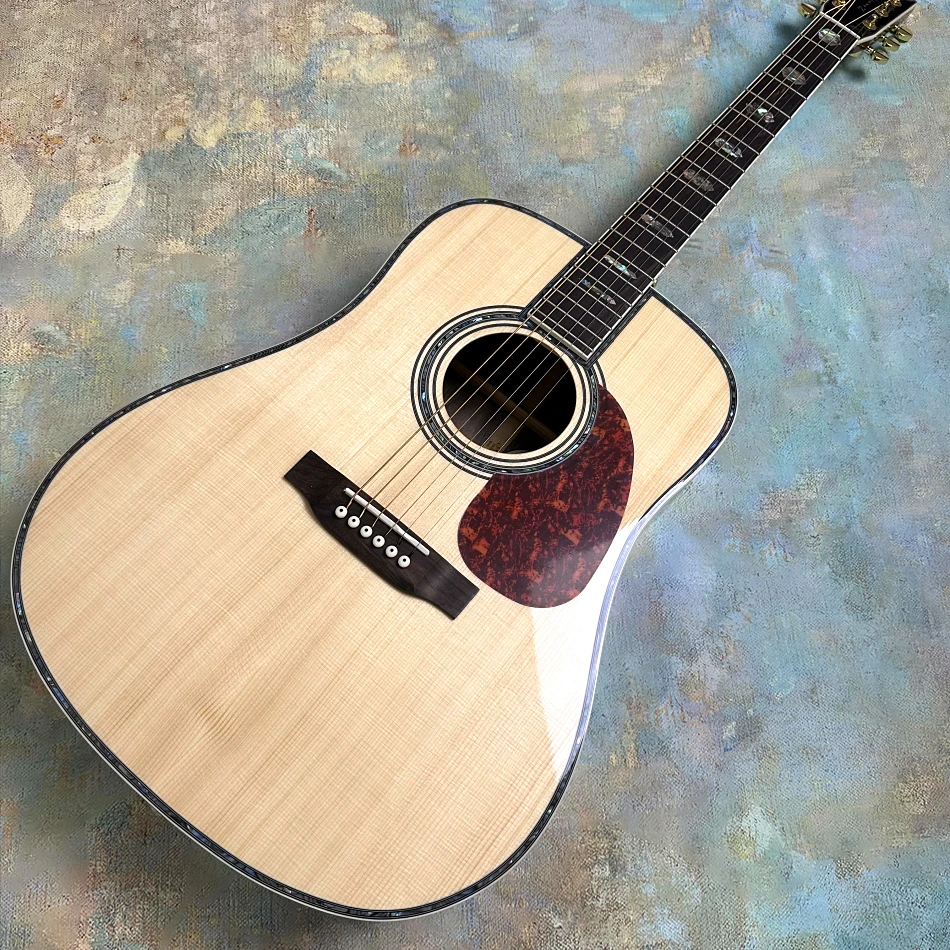 D45-45 Acoustic Guitar as same of the pictures, In stock, sh
