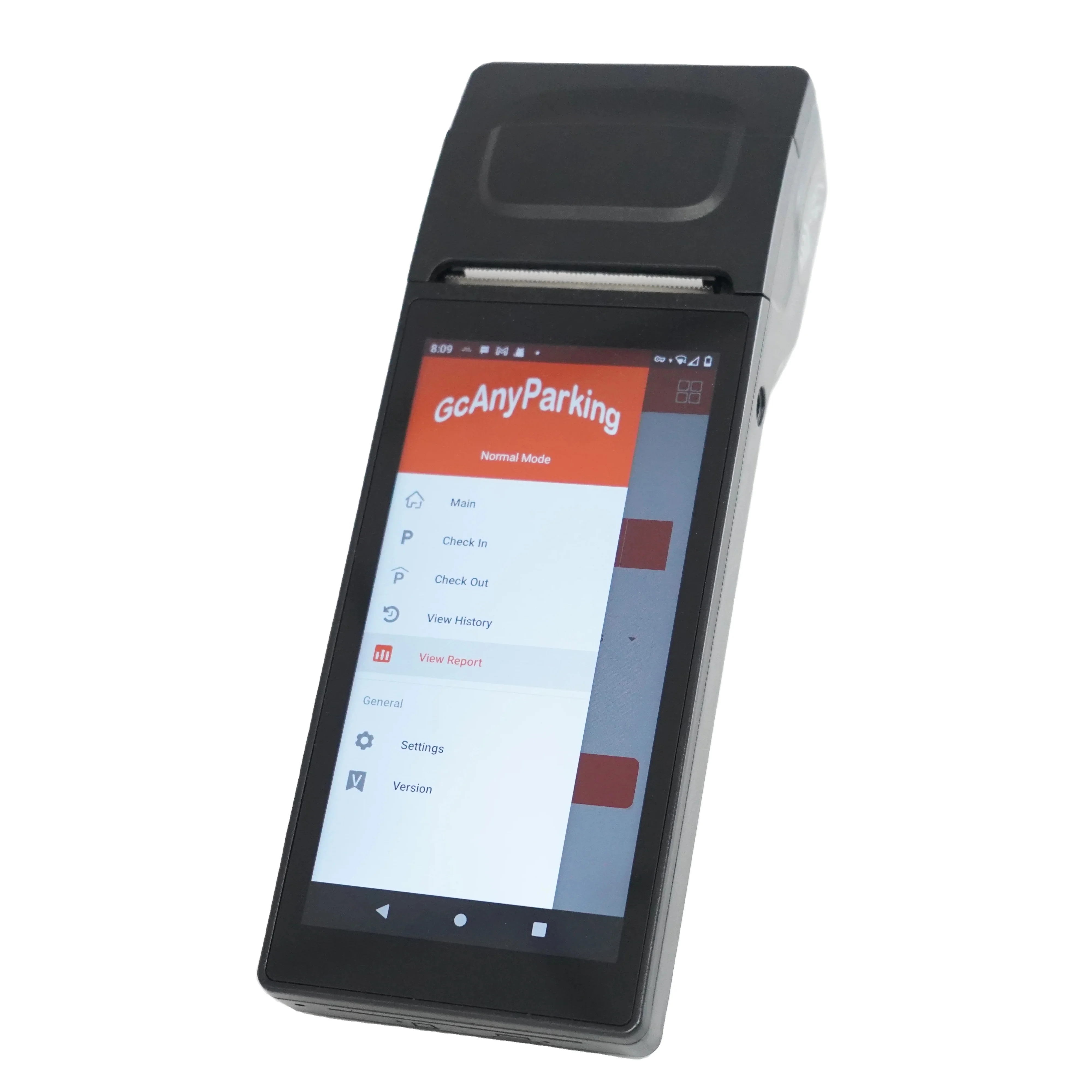 

Goodcom android pos with printer car parking ticket system android handheld terminal with built in printer