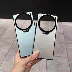 Cover For VIVO X200 Pro MINI Luxury Matte Metal Lens Bracket Phone Case For VIVo X 200 Pro Camera Protection Shockproof Bumper