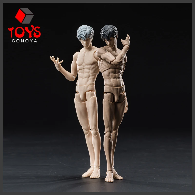 【2025 Q1】VTOYS X BMS 1/12 VB002 White VB003 Yellow Male Muscle Joint Body 16.5cm Super Flexible Action Figure Articulated Doll