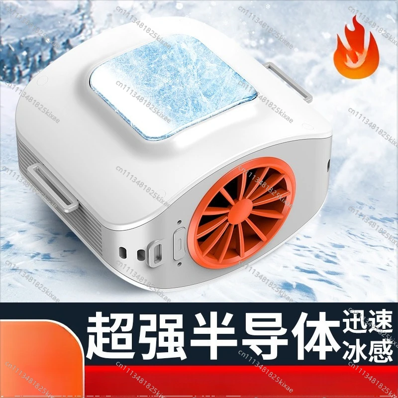 For Waist Cooling, High-speed Fan, Waist Ice Compress, Air Conditioner, Large Wind Portable Fan, Outdoor Long Battery Life