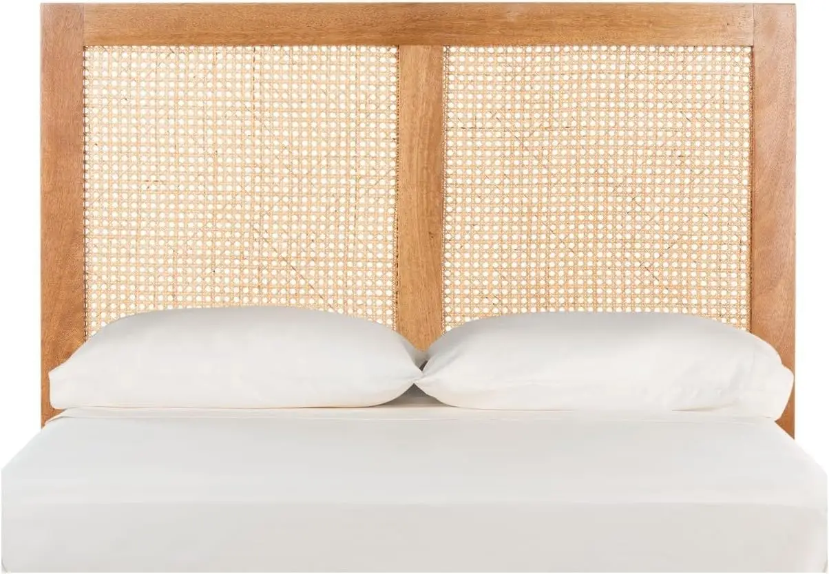 Home Collection Vienna Natural Cane Twin Headboard Platform