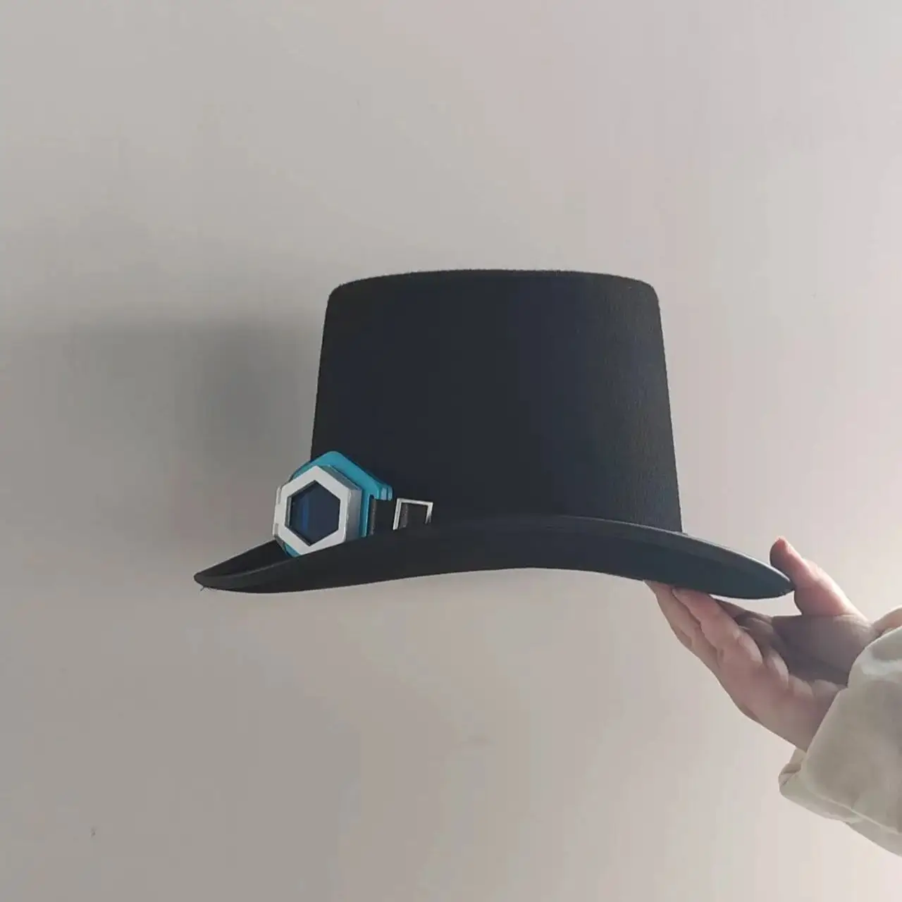 사보 모자 소품 펠트 캡 고글 공식 게임 원피스 코스프레 소품 할로윈 크리스마스 파티 가면극 쇼 액세서리