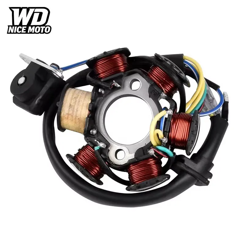 Für 80cc 90cc 100cc 110cc Motorrad ATV Quad Pit Bike Buggy Go-Kart Kompletter Elektrik-Kabelbaum für CDI STATOR 8-Spulen – Detail 4