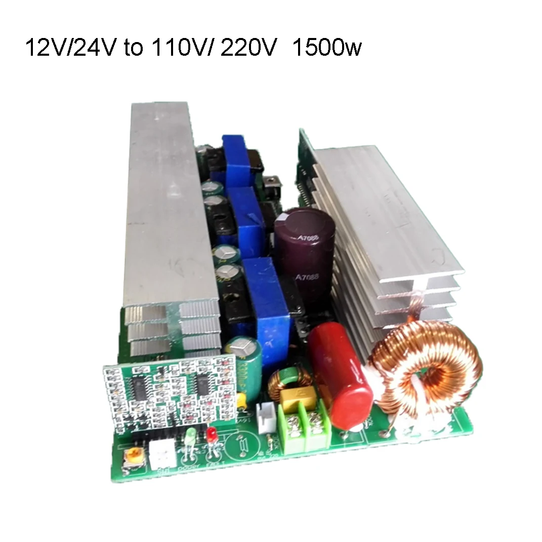 1500W Pure Sine Wave Inverter DC 12v to AC 110V 220v 1000W Power Inverter Circuit Board 50Hz/60Hz Solar Converter