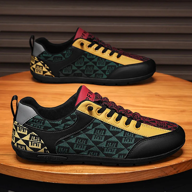 Men's 2026 new summer breathable sports and leisure shoes, one foot driving shoes, soft soled shoes