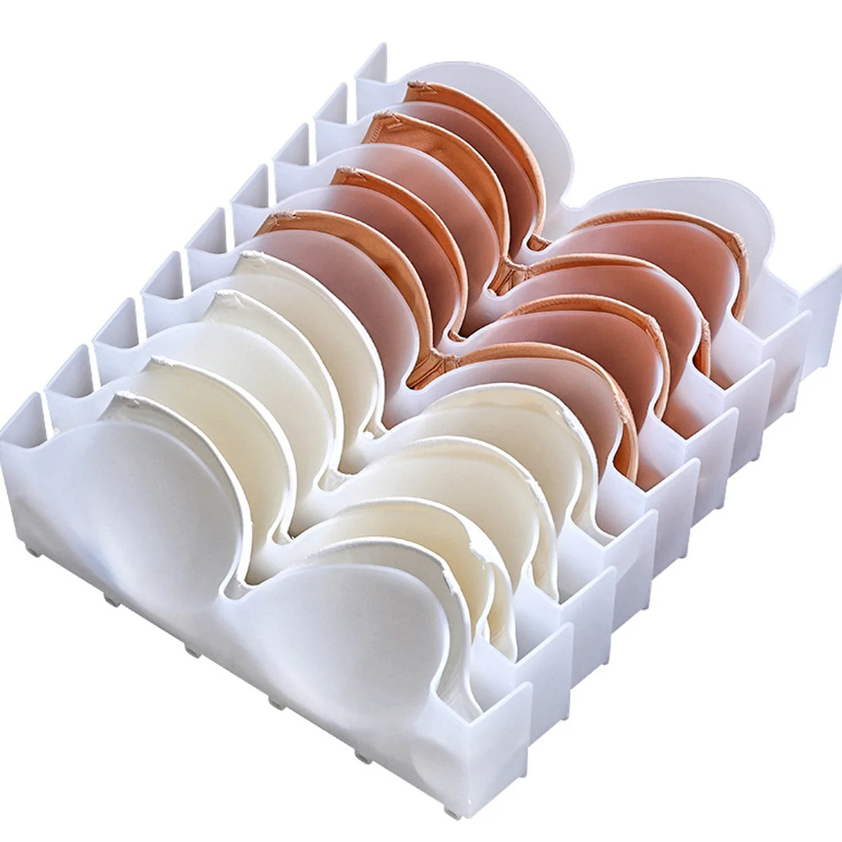 

6 Pcs Seamless Bra Storage Box Miss Organizer Undergarments Underwear Organiser