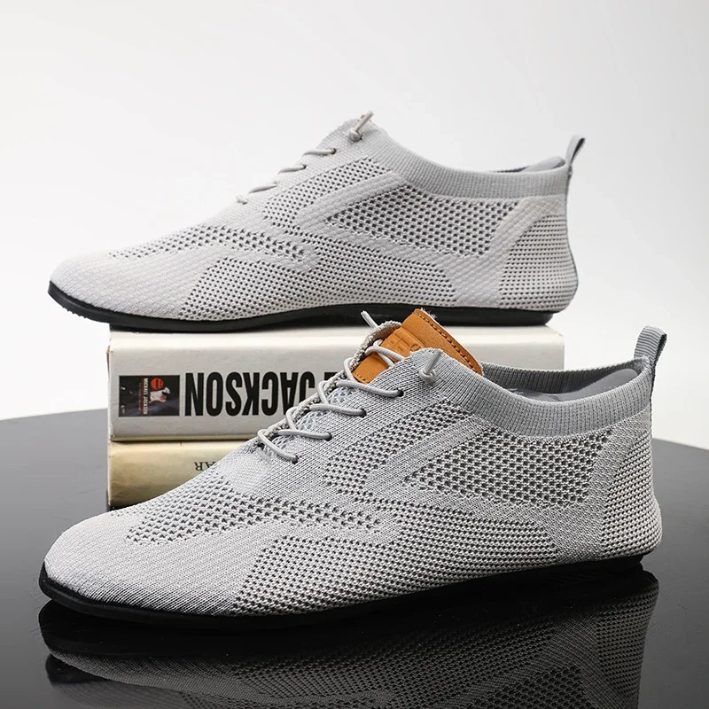 

Mesh Men Shoes Breathable Casual Sneakers High Quality 2024 Trendy Lightweight Outdoor Walking Male Flat Shoe Zapatillas Hombre