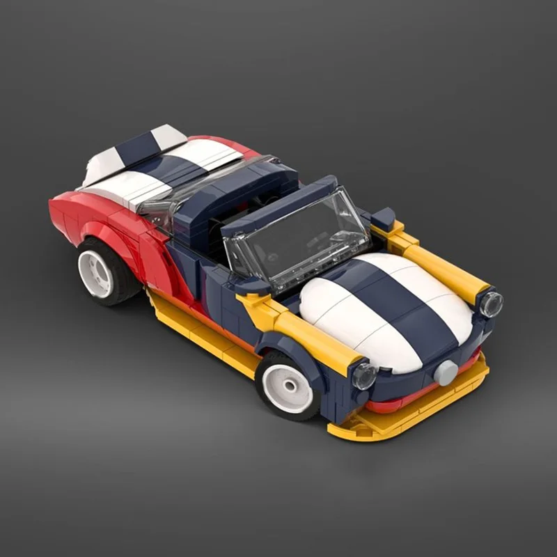 281 PCS Racing Car Karmann Ghia Targa MOC Customize Modular Building Block Brick Model Educational Simple DIY Festival Toy Gift