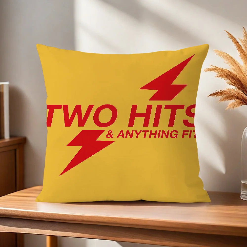 Zwei Hits und alles passt Kissenbezug Kissenhülle für Zuhause Sofa Wohnzimmer Büro Café Auto Kissenbezug – Detail 5