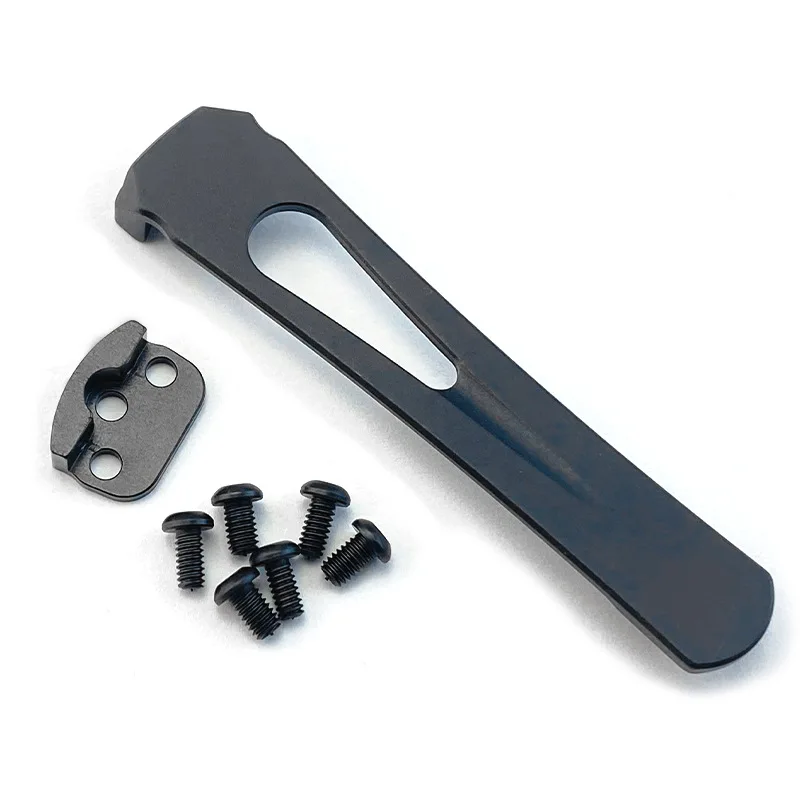 CNC Titanium Made With Screws Knife Standard Modular V2 Machined Deep Carry Clip For Benchmade Griptillian 551 Emerson Knives