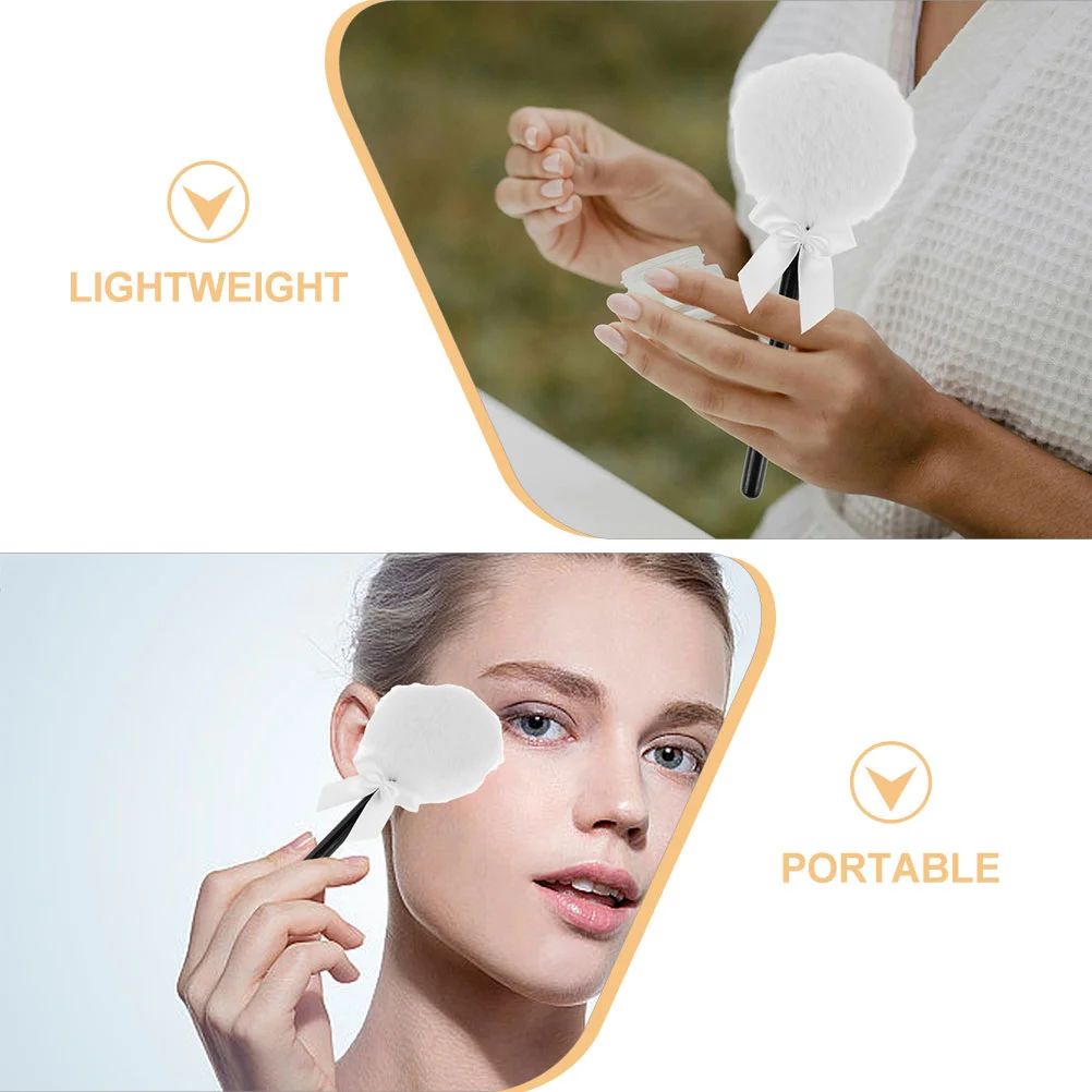 3 szt. Różdżka wróżki Puszka do makijażu Długie włosy Puszka do pudru Pielęgnacja ciała i twarzy Damskie narzędzia kosmetyczne Luźny uchwyt