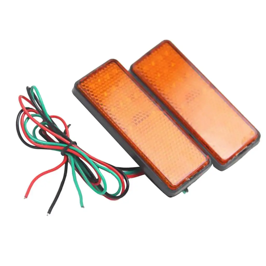 

Car LED Reflector Round Tail Lights Universal for Motorcycle Bike Truck Brake Lamp Accessories