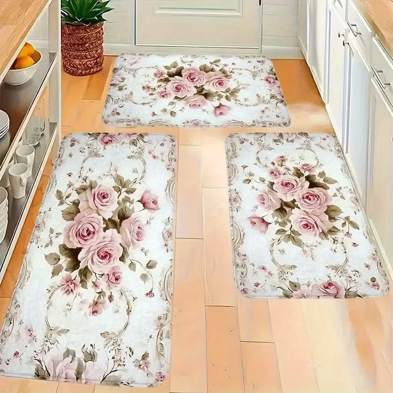 Commercial Kitchen Door - Amerikaanse stijl vloermat met roze roze