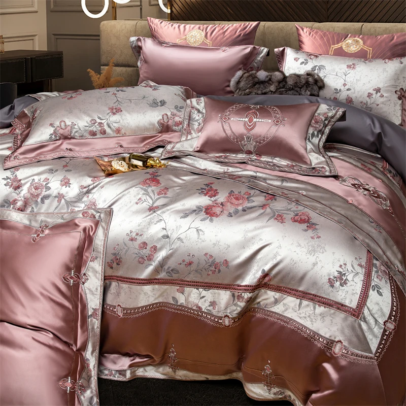 Chic Rose Flowers Jacquard Sat - Home Textiles Europe review and price