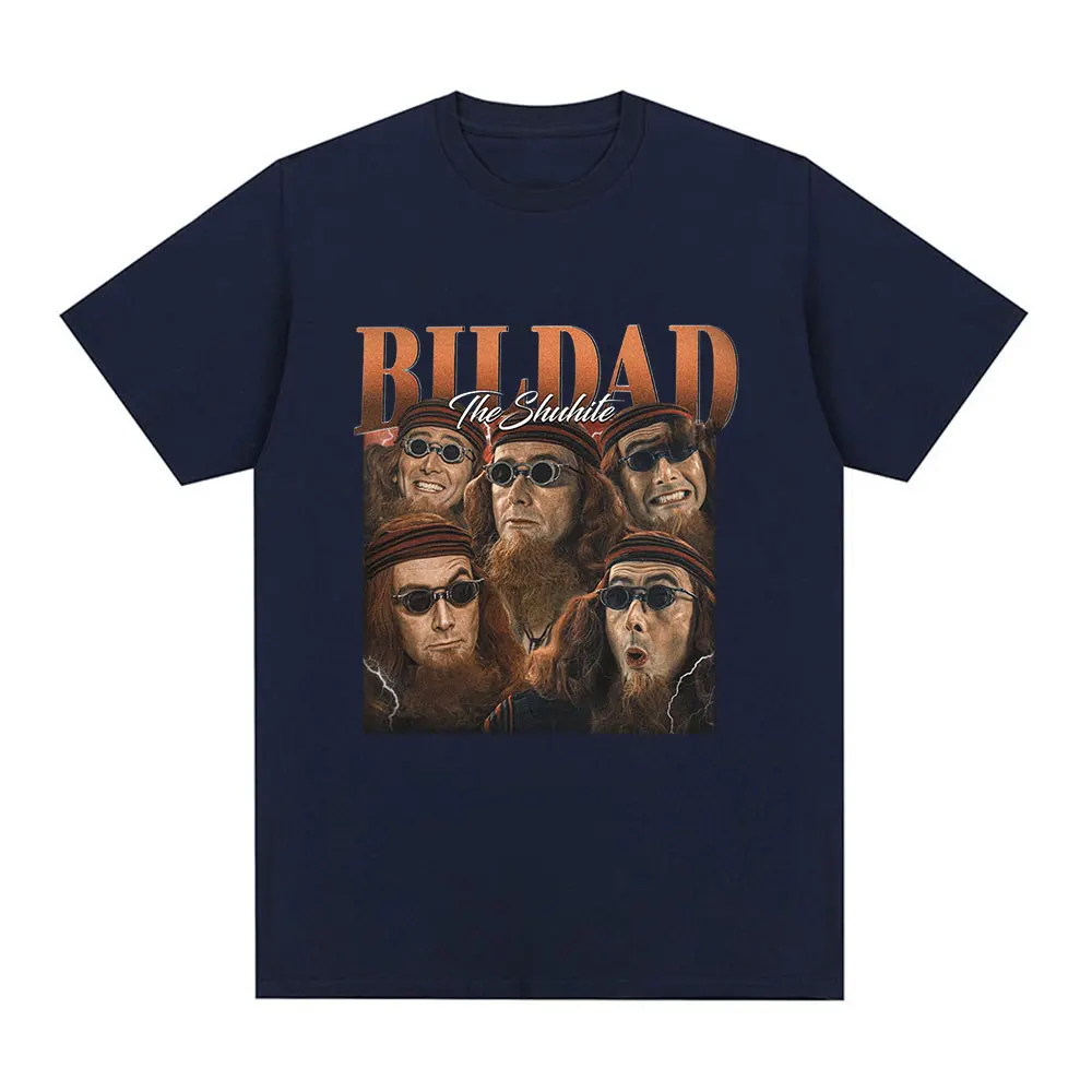 Good Omens Bildad The Shuhite Graphic T Shirt Men\'s Fashion Vintage T Shirts Summer 100% Cotton Casual Cozy T-shirts Streetwears