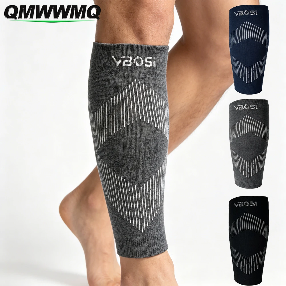 1Pcs Footless Calf Compression Sleeves for Men Women, Leg Socks for Running, Shin Splint & Leg Pain Relief