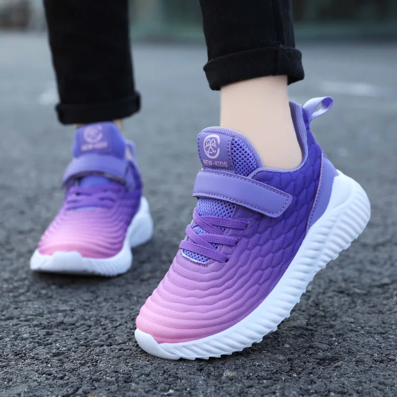 Fashion Kids Girls Shoes 2022 Designer Sports Shoes Casual Running Tennis Lightweight 4 To 12 Years Children Sneakers Girls