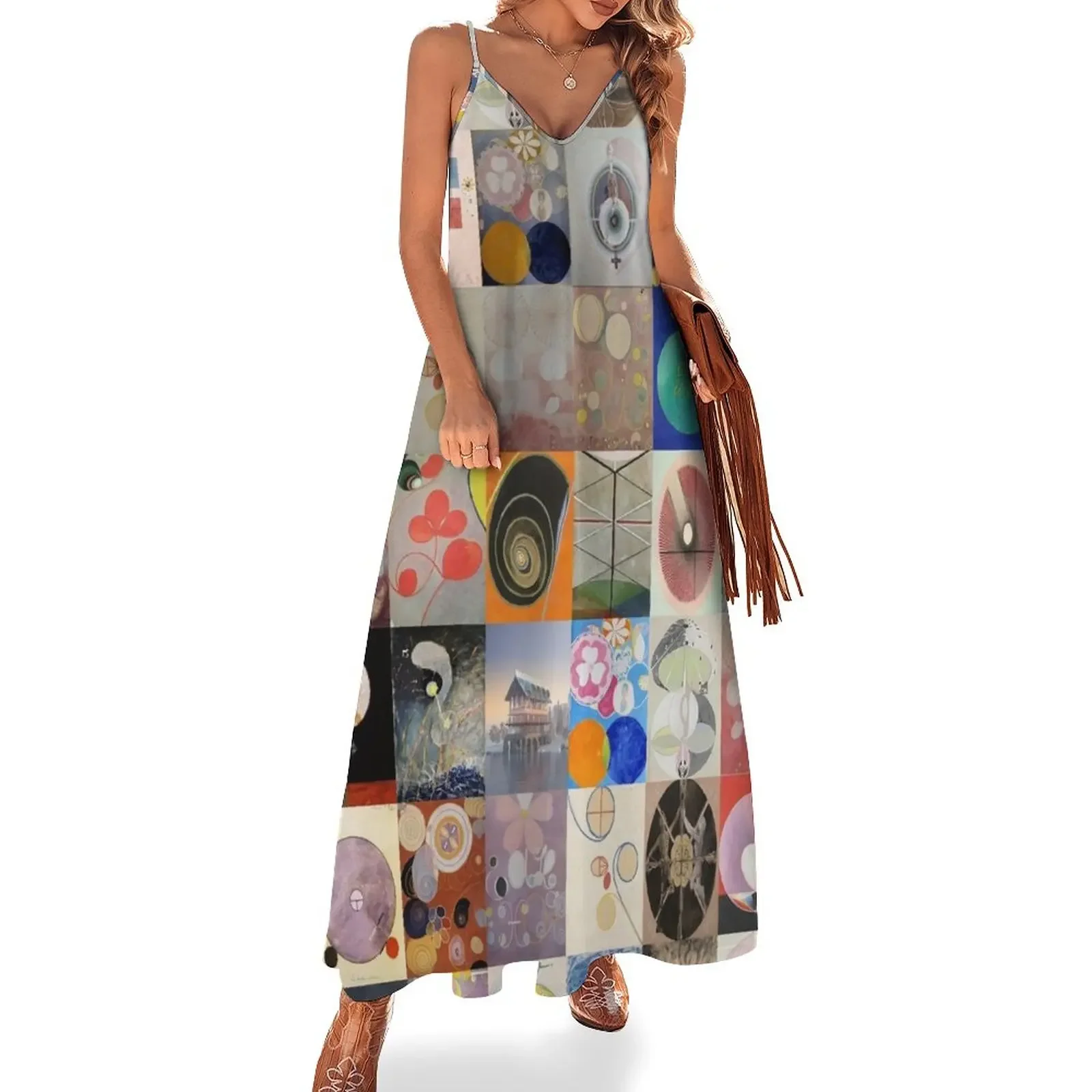 

Hilma af Klint Sleeveless Dress dresses for women Aesthetic clothing ladies dresses for women 2025