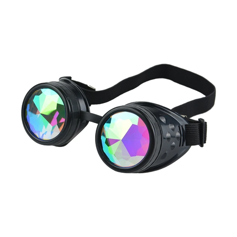 Q39F Steampunk Motorcycle Glasses Retro Riding Goggles Sunglasses Cosplay Goggles Gothic Driver Goggles