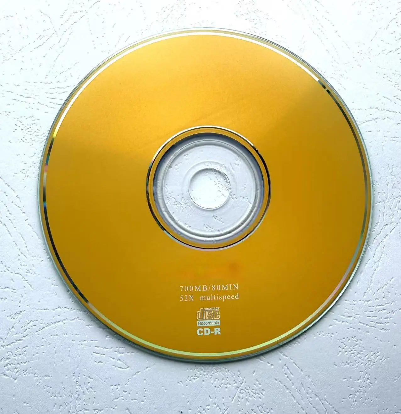 Wholesale Authentic 10 discs 700 MB Gold Blank Printed CD-R Disc