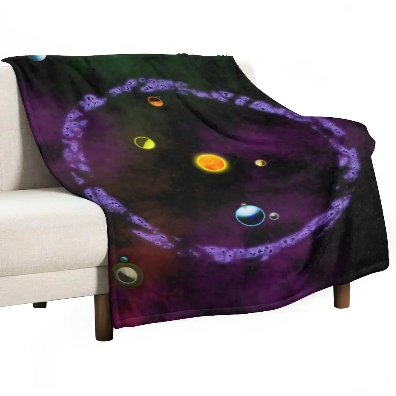 You Are Here (Destiny 2 mapmaking project) Throw Blanket Luxury Brand Beautifuls Blankets